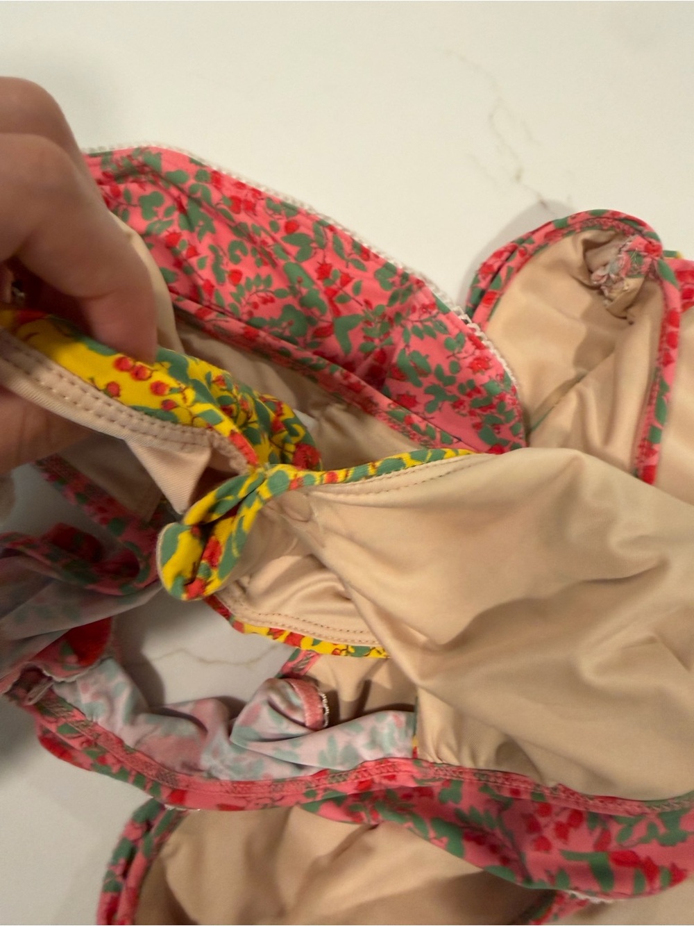 Roller Rabbit Yellow Floral Ruffle Bikini - Picture 5 of 5